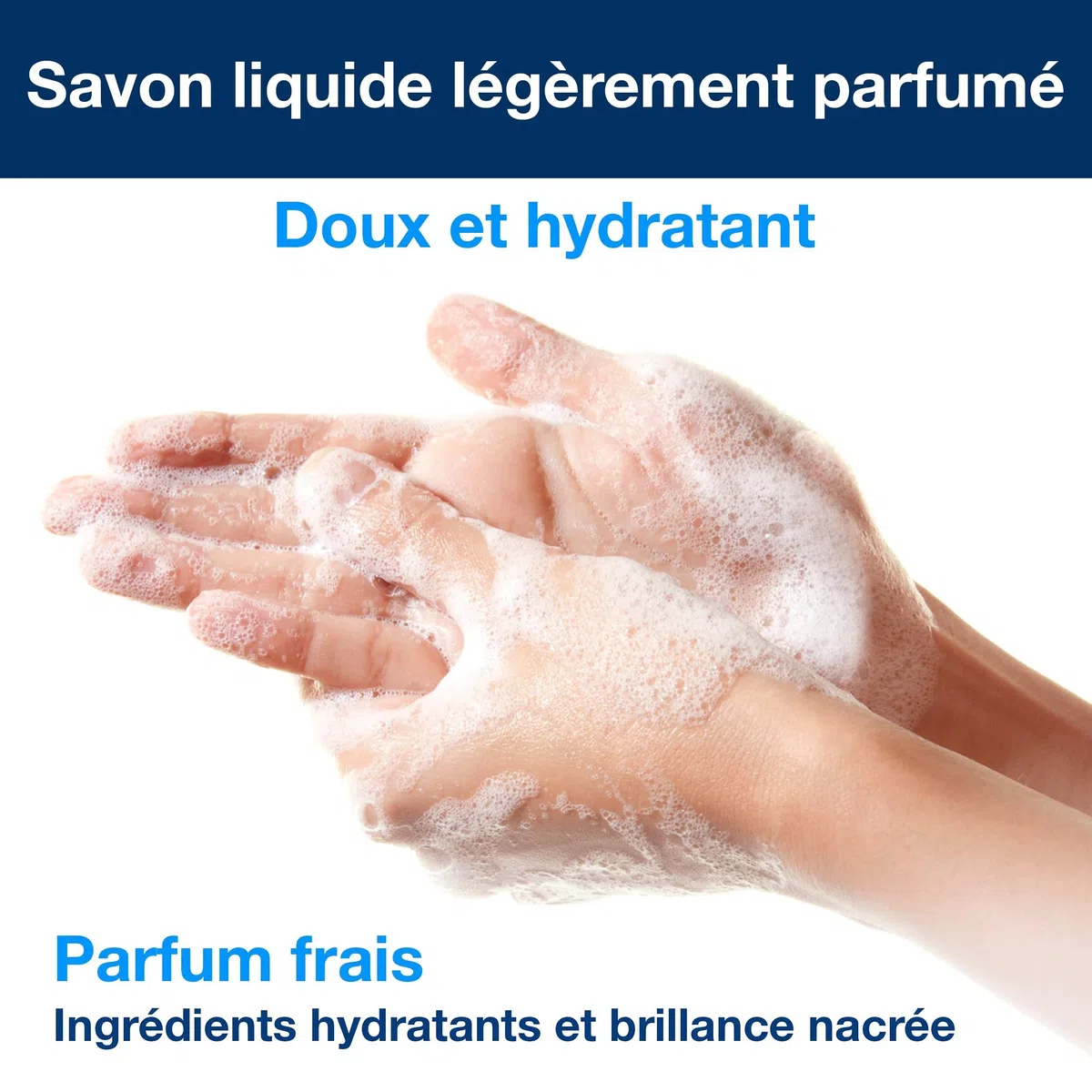 Tork Savon liquide Mains - Senteur douce S1, parfum frais, 6 x 1000 ml, 420501