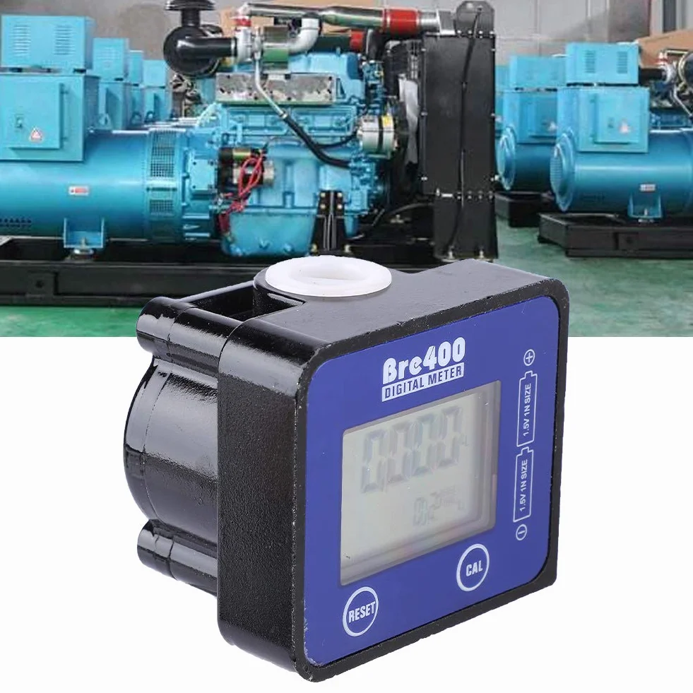 Débitmètre à turbine, Débitmètre à Fioul Débitmètre Numérique de Haute Précision Diesel haute précision performance stable pour mesurer le diesel l'urée le kérosène et l'essence