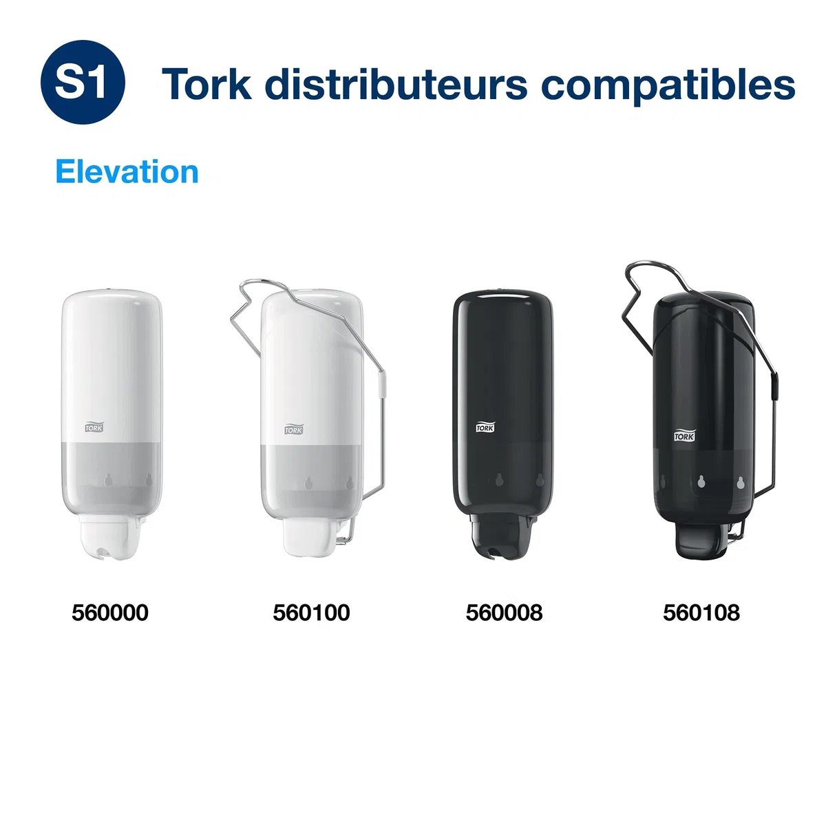 Tork Savon liquide Mains - Senteur douce S1, parfum frais, 6 x 1000 ml, 420501