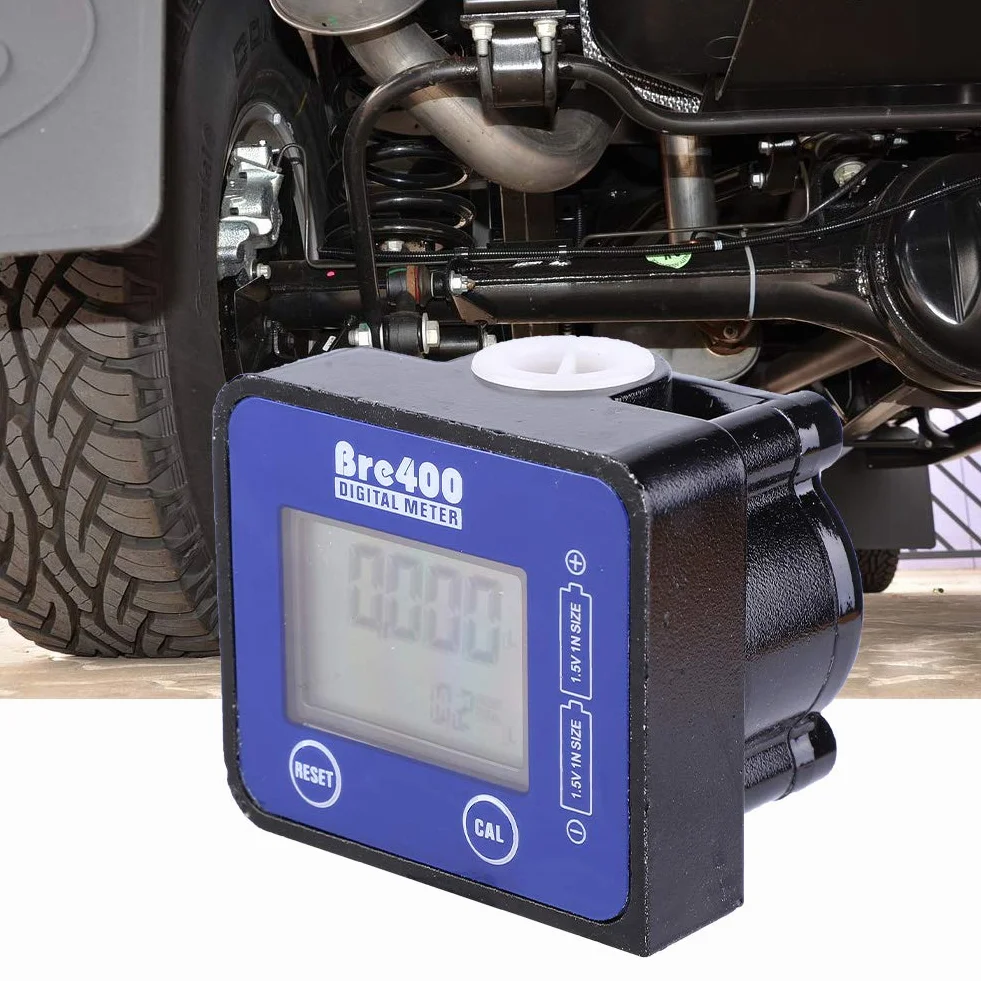 Débitmètre à turbine, Débitmètre à Fioul Débitmètre Numérique de Haute Précision Diesel haute précision performance stable pour mesurer le diesel l'urée le kérosène et l'essence