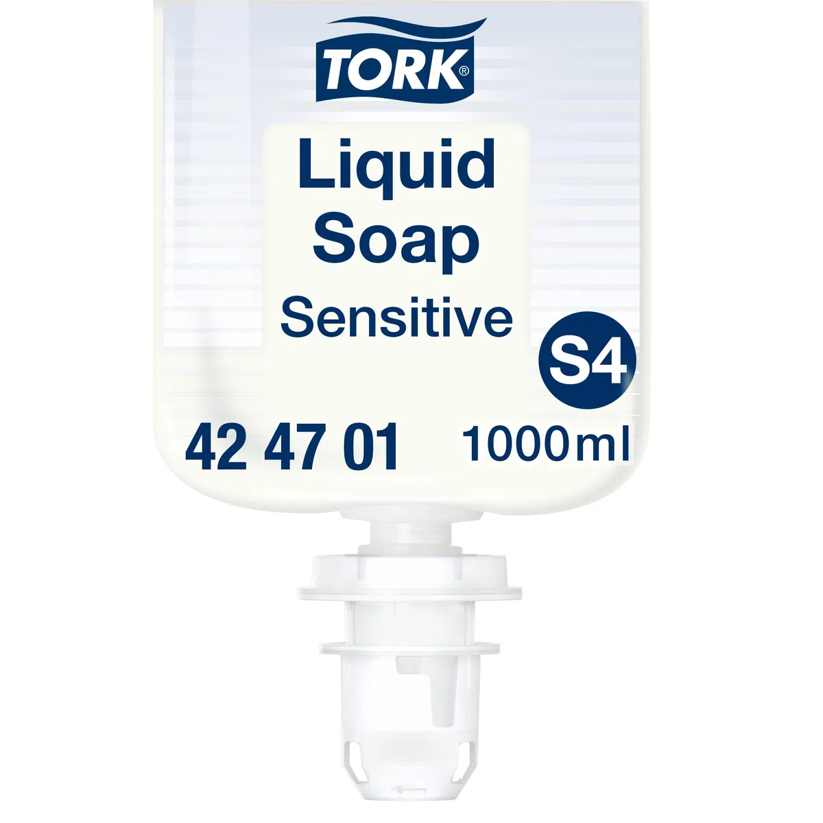Tork Savon liquide Mains - Peaux sensibles S4, testé dermatologiquement, 6 x 1000 ml, 424701