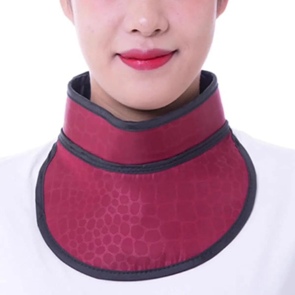 Protection des Rayons X du Tablier De Plomb Portable Collier De Plomb ThyroïDien avec Une Protection du Cou Taille RéGlable par Les Rayonnements RéGlable pour Les Analyses,01,0.5mmpb